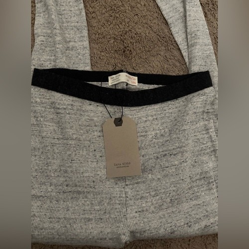 NWT Zara Girls Gray Black Heather Thermal Leggings Bottoms Long Johns 13 14 - Picture 3 of 3