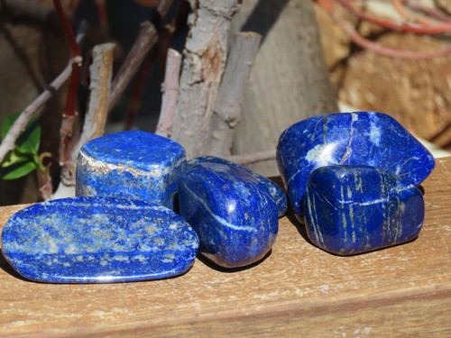 Large A Grade Lapis Lazuli Crystal Polished Tumble Stone 1 Piece Tracked Postage