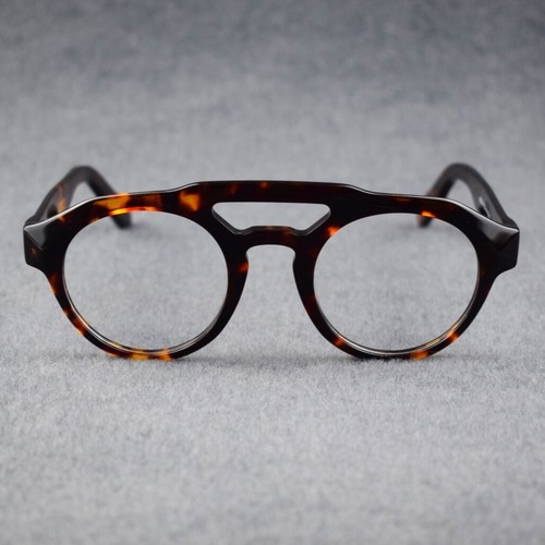 Retro Acetat Brille Brillengestell Lesebrille Einbau Oversize Doppelbalken - Bild 22 von 34