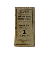 ERIE LACKAWANNA RAILWAY EMPLOYEES TIMETABLE No.1 4/28/1968 NY & SCRANTON BOOKLET