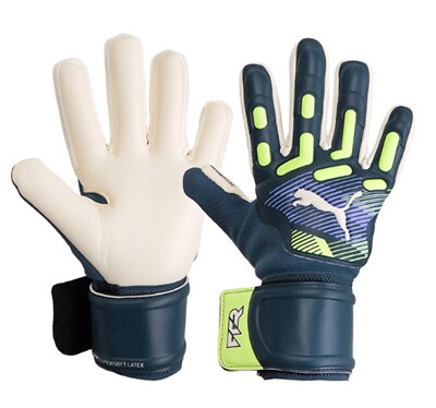 PUMA Men GK Future Match NC Goalkeeper Gray Gloves Football GYM Goalie 04192605