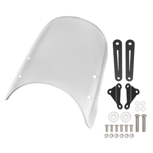 Windshield WindScreen fit for MOTO GUZZI V7 Classic 2016-2023 V9 Bobber 2018-23. - Picture 15 of 15
