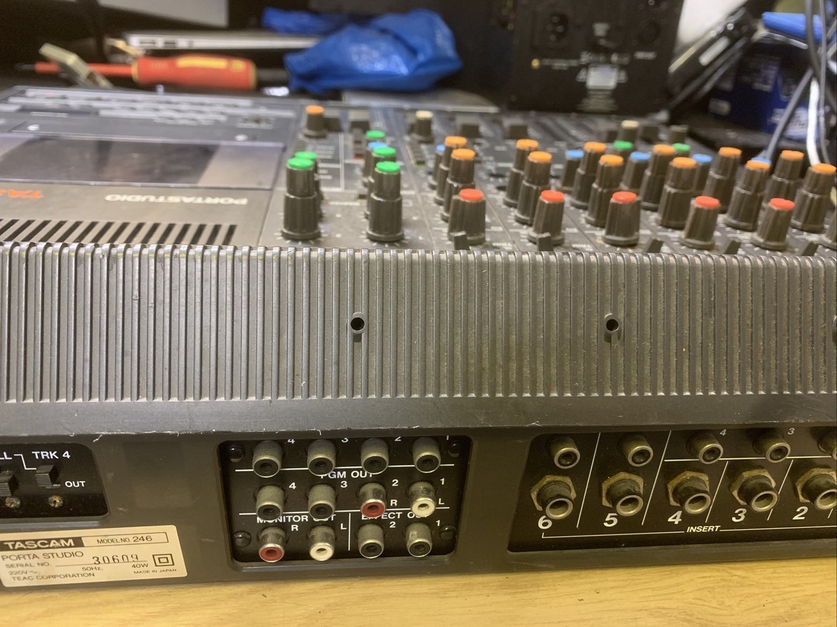 TASCAM 246 portastudio multi-track recorder - 100% Not Fully TASCAM 246 portastudio multi-track recorder - 100% Not Fully