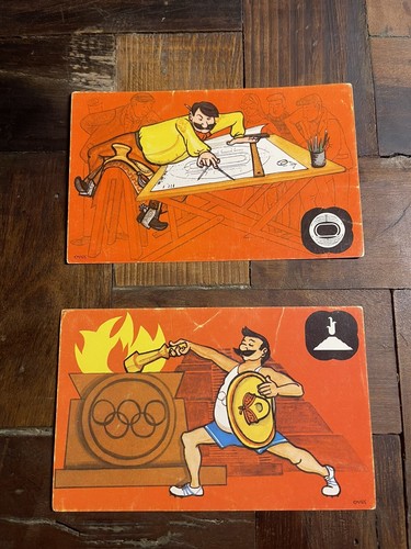 Mexico 1968 Summer Olympics Postcard Vintage Olympics Memorabilia - Picture 6 of 9