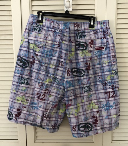 ECKO UNLIMITED MULTICOLORED SHORTS MENS SIZE 36 - Picture 3 of 5
