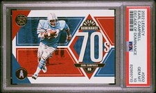 2022 LEGACY EARL CAMPBELL DECADE OF DOMINANCE INSERT OILERS #DD2 PSA 10 POP 1 🔥