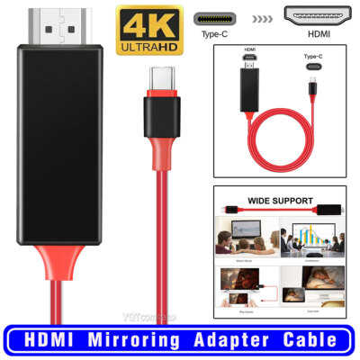 USB Type C to HDMI 4K 1080P HDTV Plug Play Cable For Samsung Note 20 5G 10 9 8 eBay