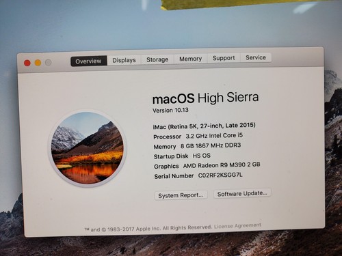 5K 2015 iMac Screen 27" LCD LM270QQ1 (SD)(B1) Works Great See Pics - Picture 3 of 8