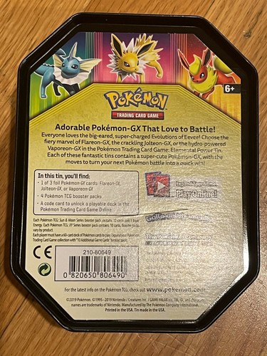 Random POKEMON TINS-Not Sealed-No Booster Packs-COMPLETELY EMPTY - Picture 10 of 45