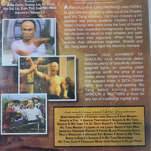 Shaolin and Wu Tang (DVD, 2003) Gordon Liu, Adam Cheng - Picture 6 of 9