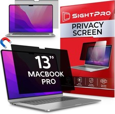 Magnetic Privacy Screen for MacBook Pro 13 Inch 2016-2022, M1, M2 , Black