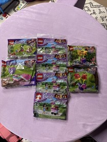 Lot of NEW Lego Girl Friends Polybags Valentines Flowers 30404 30408 30411 30396