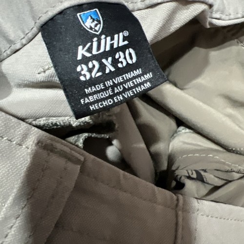 Pantalones chinos elásticos de 4 vías KUHL Resistor Lite cómodos al aire libre para hombre talla 32x30 - Imagen 10 de 15