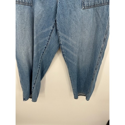 Madewell Pull-On Relaxed Jeans in Beswick Wash Stretch Waist Women Size 2X - Picture 5 of 10