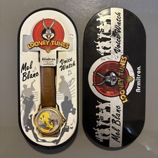Vintage Armitron Looney Tunes Mel Blanc Tweety Voice Watch - New Battery Works!