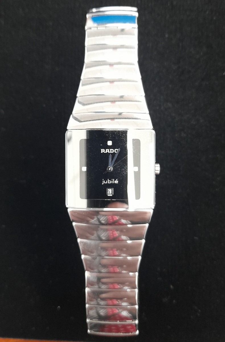 Rado Jubile Black Dial Ceramic Bracelet Man's Watch (Black) | eBay