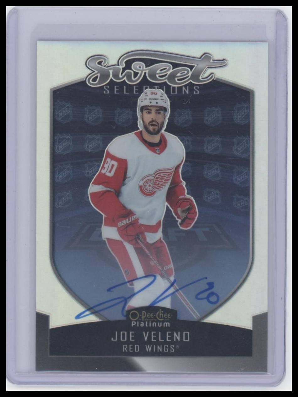 2021-22 O-Pee-Chee Platinum #SS-14 Joe Veleno Pee-Chee Platinum SS Auto