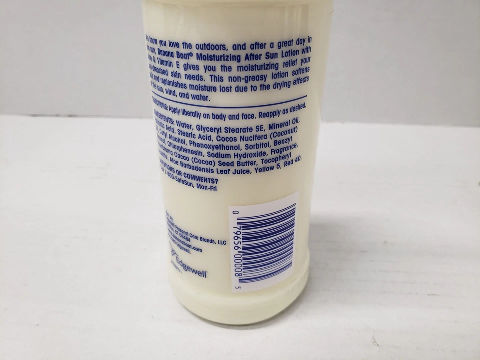 Banana Boat Moisturizing After Sun Lotion with Aloe and Vitamin E, 16oz |... - Image 2 of 3