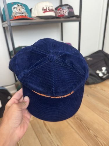 Vintage Rare 1987 Denver Broncos Super Bowl XXI Corduroy Snapback Adjustable Hat - Bild 4 von 6