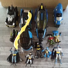 Lot of 13 Imaginext and Mattel Action Figures and Vehicles Assorted Batman
