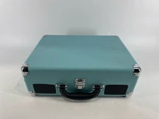 BROKEN Victrola Vintage 3-Speed Bluetooth Record Player, Turquoise