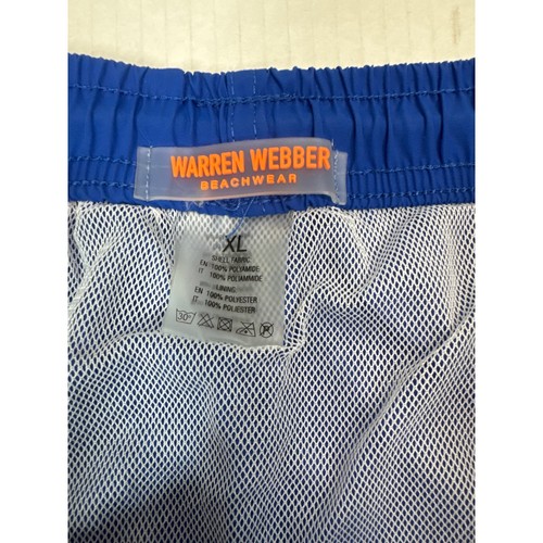 Bañador Warren Webber Beachwear azul estampado limón para hombre talla XL - Imagen 4 de 5