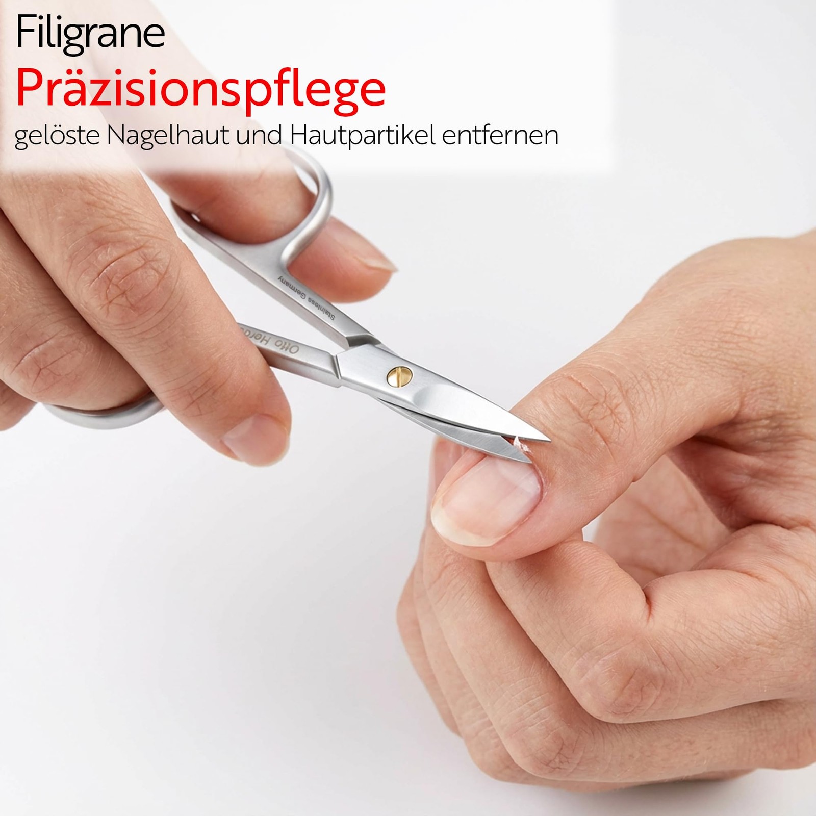 Ciseaux à ongles coupants pour ongles épais et manucure précise 9 cm - 3