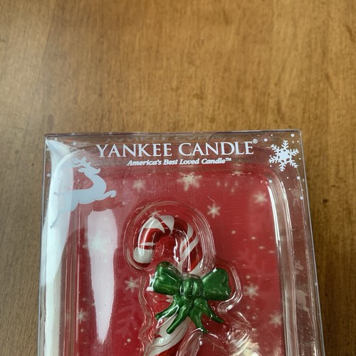 Yankee Candle Candy Cane Candle Jar Charm 2009 Brand New In Box - Picture 4 of 7