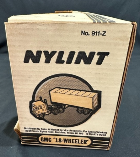 Vtg. Nylint MAC Quality Tools Semi Truck & Trailer GMC 18-Wheeler Pressed Metal - Picture 3 of 19