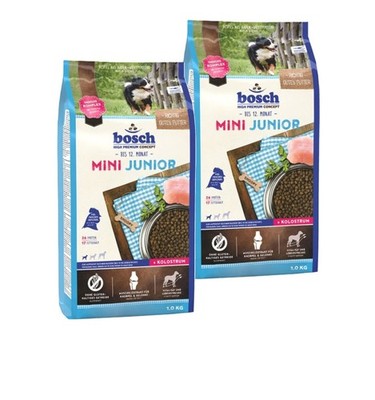 BOSCH Mini junior Trockenfutter für Hunde 2x1 kg