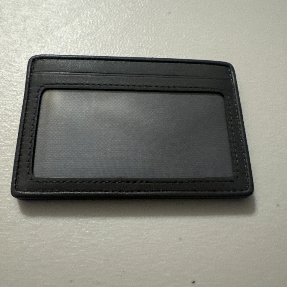 NEW Tumi Alpha SLG Slim Card Case Navy Grey 2 Card Slots Slip Pocket Nylon Gift - Image 3 of 4