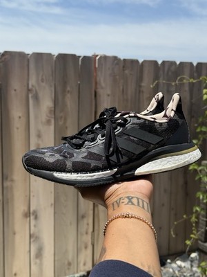 Adidas x Marimekko Supernova+ Women s Running Shoes Black Floral Size 6.5