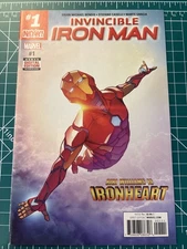 Invincible Iron Man #1 Marvel Comics 2017 First Riri Williams As Ironheart Cameo