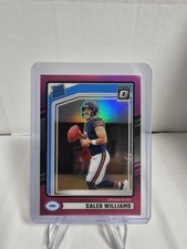 2024 Panini Donruss - Rated Rookie Caleb Williams #327 Optic Preview Pink Prizm 