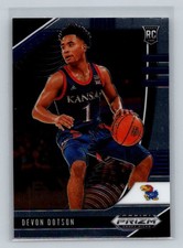 Devon Dotson 2020 Panini Prizm Draft Picks Collegiate #32 RC Kansas
