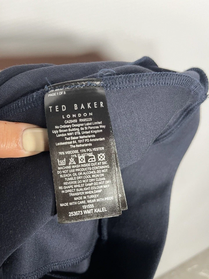 TED BAKER Shorts - UK10 W28 - Navy - Brand New With Tags - Women’s - Image 4 of 4