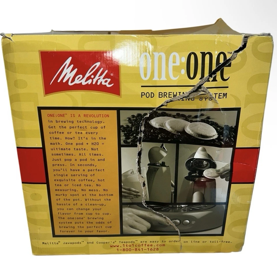 Melitta MES2R красный один: один Javapod Pod пивоваренная система редкая малиновый красный новый - Изображение 4 из 4