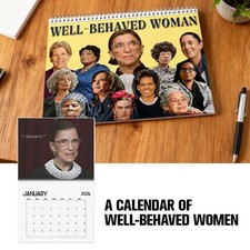 2026 Well-Behaved Women Wall Calendar - Feminist Calendar Hot