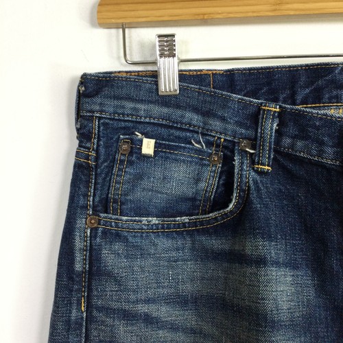 Edwin Mens Japan Selvedge Straight Medium Wash Denim Jeans Blue Size 32 - Picture 3 of 19