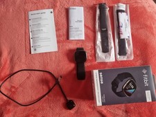 fitbit sense Fitnessuhr Smartwatch health watch+Zubehör 