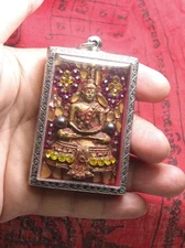 Phra Kaew Morakot Emerald Buddha Wat Phra Keaw  Rare Thai Buddha Amulet Pendant