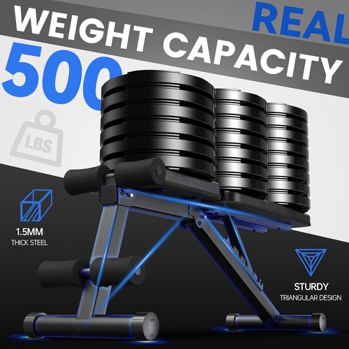 PASYOU PA300 Adjustable Weight Bench – Foldable Incline/Decline, 500 lb Capacity - Picture 3 of 6
