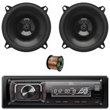 JBL Celebrity150 1-DIN Bluetooth FM USB SD Stereo, 2x 5.25" 135W 2-Way Speakers