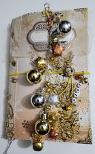 Handmade Junk Journal  "Merry  Bright  2" Christmas, New Year