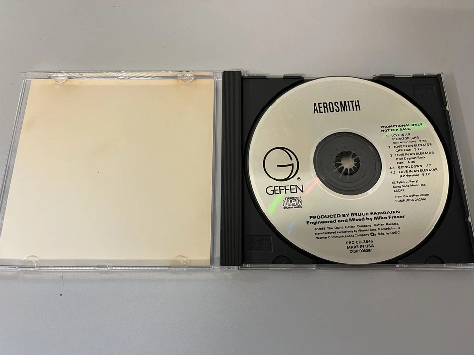 Aerosmith – Love In An Elevator - US Promo CD Single © 1989 (4 Versions) - Bild 2 von 3