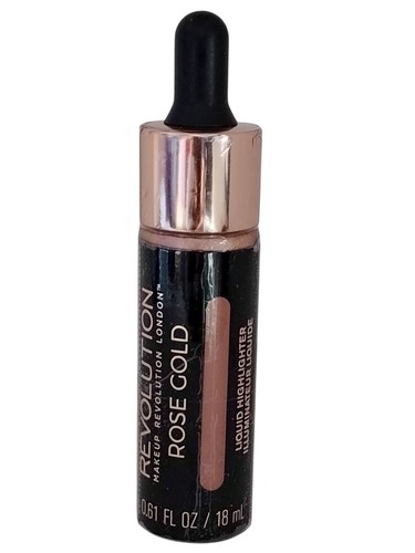 Makeup Revolution LIQUID HIGHLIGHTER Illuminator Blush Face ROSE GOLD Sealed - Picture 7 of 24