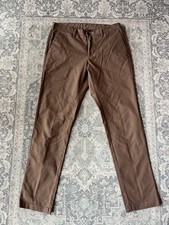 Uniqlo Chino Hose Herren Größe W32 L32 braun Baumwolle gerades Bein