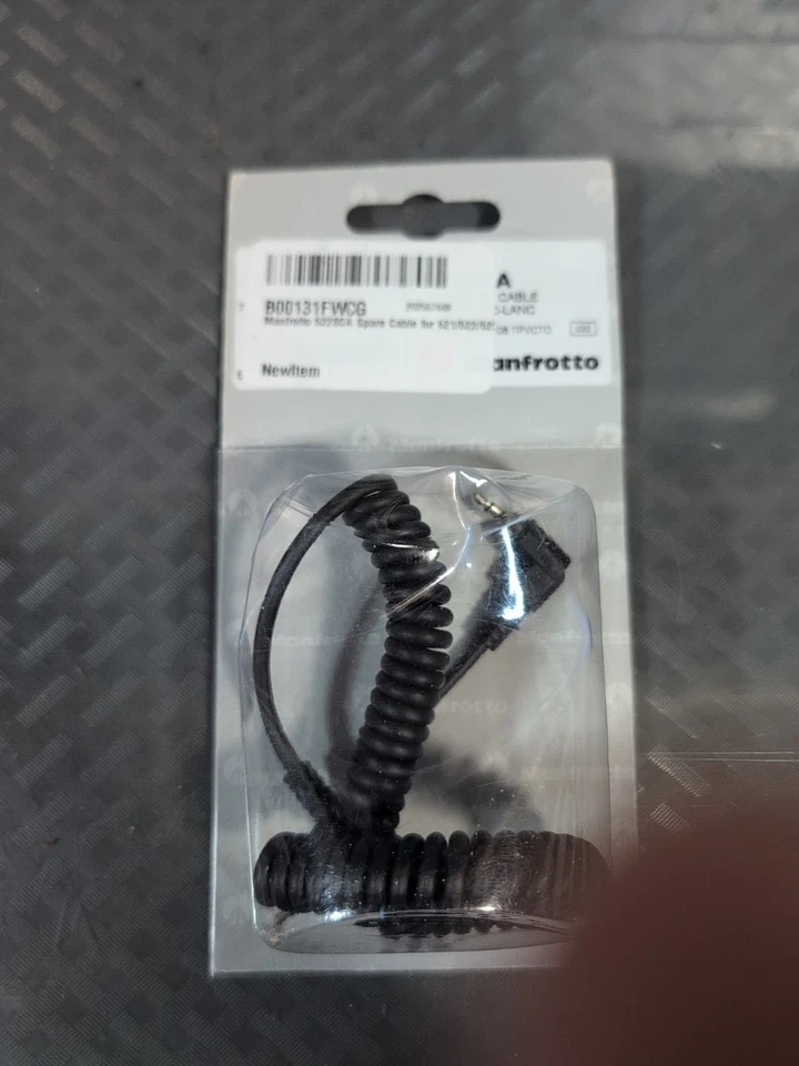Manfrotto 522SCA Replacement CoiLED LANC Cable For 521/522/523 Remote #55 - Image 2 of 3
