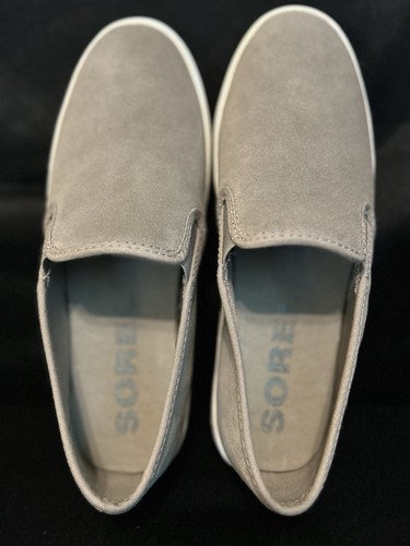 Sorel Campsneak taupe Wildleder Leder Slipper Sneaker Größe 8,5 - Bild 4 von 15