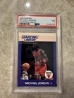 1988 Kenner Starting Lineup Cards - Michael Jordan PSA 7 NM Chicago Bulls Card